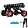 Ab Roller Wheel AGYH Home Professional, Four-Wheel Drive Safe and Stable, Unisex Fitness Slimming Exercise Ab Roller Kit with Skipping Rope view 1