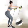 Ab Roller Wheel AGYH Abdominal Roller Full Body Power Workout Machine, Fitness Pull Rope Abdominal Power Roll Trainer Waist Slimming Get a Free Yoga Belt and Mat (Color : Blue) view 4