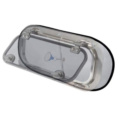 Waterline Design | Blackout shade for small Portlights | Blind with Ventilation for best sleep onboard | Combines 100% blackout, vent and bug screen | Easy to set up (1330) Hatch is not included