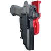 Pro Heavy Duty Competition Holster fits Sig P320 Full Size, AXG Pro, M17, XFive, DH3, Spectre Comp, P320MAX (Right-Hand Draw, Red/Carbon Fiber) view 1