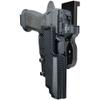 Pro Heavy Duty Competition Holster fits Sig P320 Full Size, AXG Pro, M17, XFive, DH3, Spectre Comp, P320MAX (Right-Hand Draw, Black/Carbon Fiber) view 1