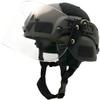 LEJUNJIE Tactical MICH 2000 Fast Helmet with Clear Riot Visor Face Shield Sliding Goggles for Airsoft Paintball CS War Games Outdoor Sports view 1