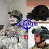 LEJUNJIE Tactical MICH 2000 Fast Helmet with Clear Riot Visor Face Shield Sliding Goggles for Airsoft Paintball CS War Games Outdoor Sports view 2