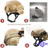 LEJUNJIE Tactical MICH 2000 Fast Helmet with Clear Riot Visor Face Shield Sliding Goggles for Airsoft Paintball CS War Games Outdoor Sports view 4
