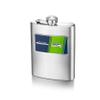 NFL Seattle Seahawks 8-Ounce Matte Finished Stainless Steel Hip Flask with Rectangular Team Emblem and Funnel view 1