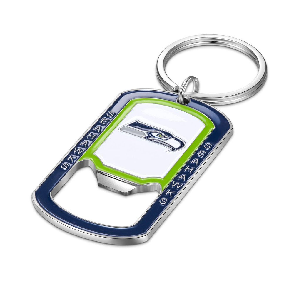 Pro Specialties Group NFL Seattle Seahawks Bottle Opener Key Chain