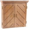 American Legend Charleston Solid Wood Bristle Dartboard Cabinet Set - Includes 18 dartboard and 6 steel tip darts view 2