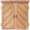 American Legend Charleston Solid Wood Bristle Dartboard Cabinet Set - Includes 18 dartboard and 6 steel tip darts view 3