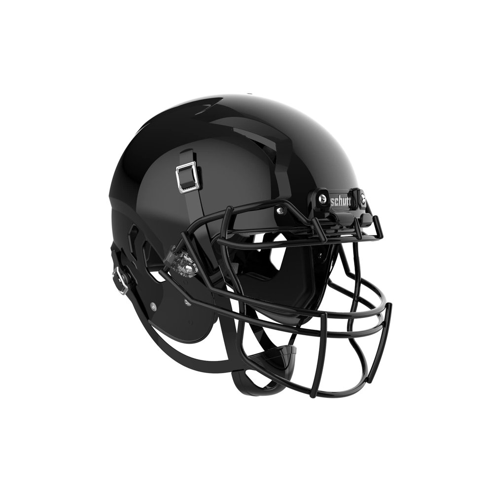 Schutt Youth Vengeance A11 Football Helmet, VROPO TRAD Facemask Attached, Medium, Black