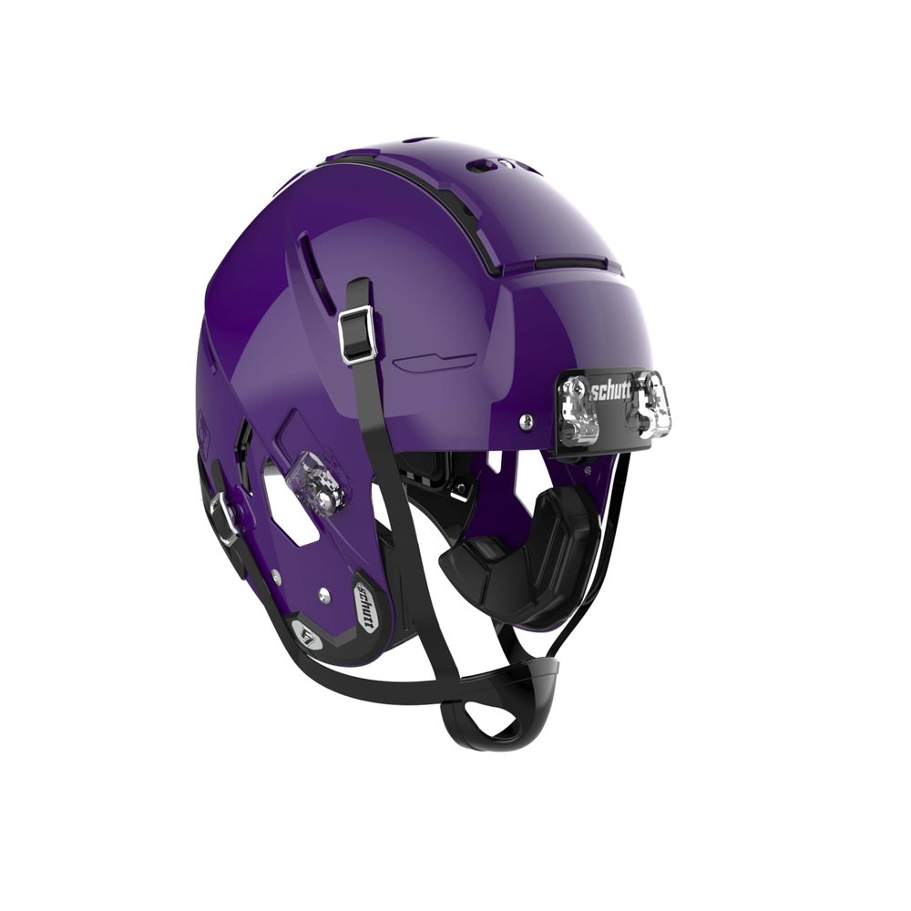 Schutt Sports F7 LX1 Youth Football Helmet, Facemask NOT Included, Purple, Small