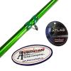 Carrot Stix Collapsible 2 Piece Casting PRO Wild Wild Green Greenwater Inshore Fishing Rod (C2WS762M-M-C) view 3