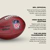 WILSON "The Duke" Official NFL Game Football - New 2020 Version , Brown view 4