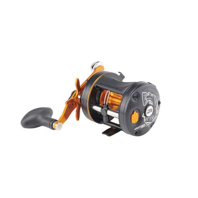 Abu Garcia Ambassadeur Catfish Special Round Baitcast Reel, Size 6500, 3 Ball Bearings + 1 Roller Bearing for Smooth Operation, Carbon Fiber Star Drag, Max of 15lb