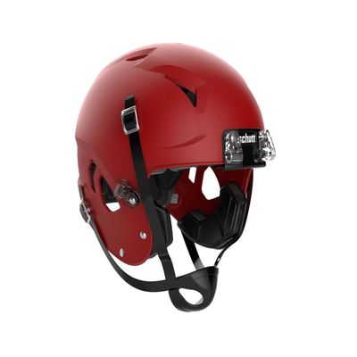 Schutt Sports Vengeance A11 Youth Football Helmet, Facemask NOT Included, Matte Scarlet, X-Small