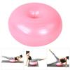 Yoga Ball - 50cm Exercise Ball - PVC Doughnut Shape - Yoga Ball Chair - Balance Trainer - Thicken Anti-Explosion Inflatable Seating Exercise - for Office & Home & Gym view 2