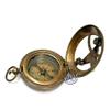 AV Sundial Compass Push Knob Pocket GPS Magnetic Needle Working Sun-Diel with Wooden Box/Case view 3