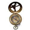AV Sundial Compass Push Knob Pocket GPS Magnetic Needle Working Sun-Diel with Wooden Box/Case view 4