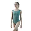119141023 New Colorful Lace Leotards Fashion Cap Sleeve Ballet Leotards Girls (Green, S) view 1