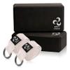 Pete's Choice 2 Yoga Blocks + 2 Yoga Straps - Starter Kit for Beginners, Ideal for Home Indoor Exercises view 1