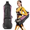 Yoga Mat Bag Carrier & Yoga Mat Backpack  Stay Organized On-the-Go! Large Pockets, Bottle Holders & Switchable Strap, Fits 0.5" x 26" Mats for Yoga, Gym view 1