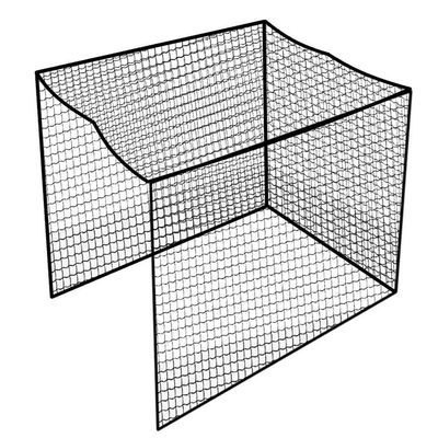 Aoneky Golf Cage Net 10x10x20 ft - Heavy Duty Practice Hitting Enclosure Netting with 1" Square Mesh, UV Resistant Polyester for Indoor/Outdoor Use