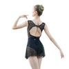 Baiwu Dance 119141025 Leotards Sleeveless Lace Fashion Ballet Leotards Girls (Black, S) view 2