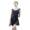 Baiwu Dance 119141025 Leotards Sleeveless Lace Fashion Ballet Leotards Girls (Black, M) view 1