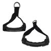 Garneck 2pcs Pull Rope Handle Professional Pulldown Black Rope Handle Strap Handle for Training Fitness Sport view 1
