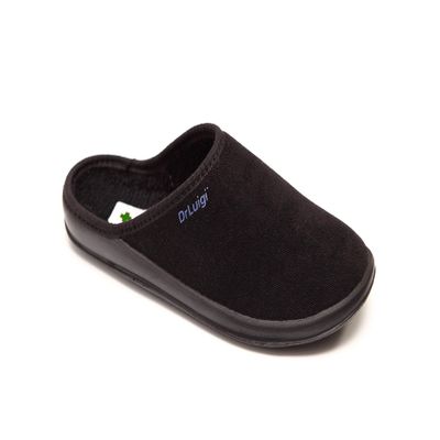 DrLuigi Orthopedic Slip-On Comfort Shoes with Cotton Lining & Memory Foam | All-Day Wear (Black, 10 M)