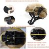 Airsoft MICH 2000 ACH Tactical Helmet with Clear Visor NVG Mount and Side Rail view 2