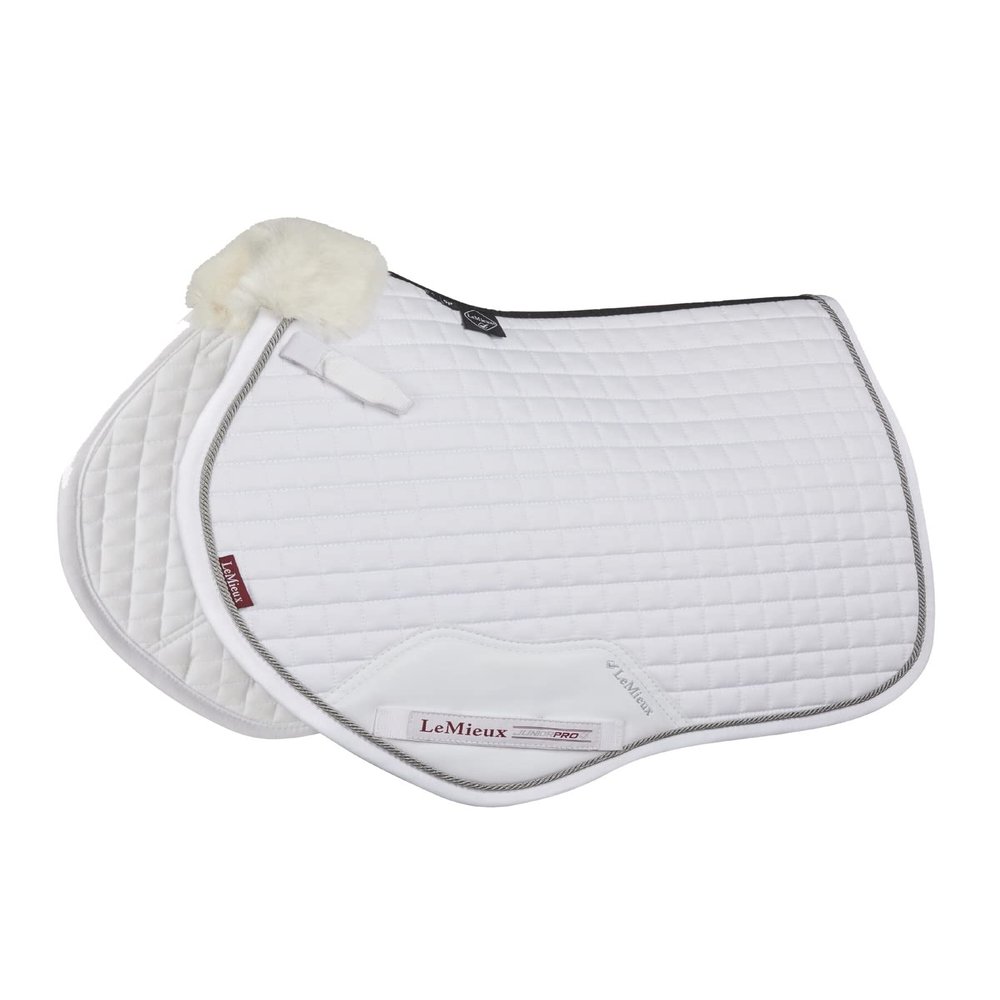 LeMieux Junior Pro General Purpose Jump Square Saddle Pad White - Small