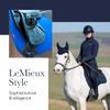 LeMieux Junior Pro General Purpose Jump Square Saddle Pad White - Small view 2