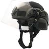 Airsoft MICH 2000 ACH Tactical Helmet with Clear Visor NVG Mount and Side Rail view 2