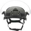Airsoft MICH 2000 ACH Tactical Helmet with Clear Visor NVG Mount and Side Rail view 3