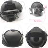 Airsoft MICH 2000 ACH Tactical Helmet with Clear Visor NVG Mount and Side Rail view 4