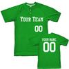 HARDKOR SPORTS 2 Button Solid Color Basic Team Name Baseball Jersey| Kelly Green | Adult Med view 2