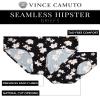 Vince Camuto Women's Hipster Underwear - 5 Pack Ultra Soft & Sexy Lingerie - Breathable Seamless Panties for Women, Size Large, Floral Assorted view 3