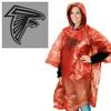 NFL Atlanta Falcons Rain Poncho, Team Colors, One Size view 1