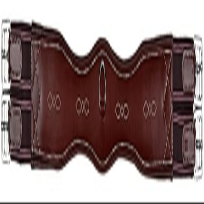 Dover Saddlery Fancy-Stitched Girth, 52, Oakbark