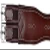 Dover Saddlery Fancy-Stitched Girth, 52, Oakbark view 2