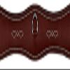 Dover Saddlery Fancy-Stitched Girth, 52, Oakbark view 3