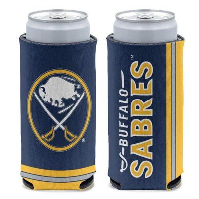 NHL Buffalo Sabres Slim Can Cooler, Team Colors, One Size