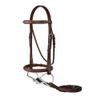 Dover Saddlery Hunter Bridle, Horse-F/S, Oakbark view 2