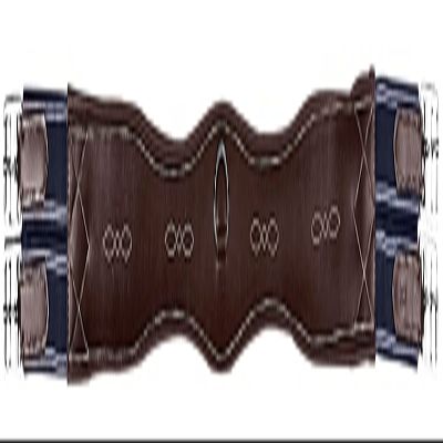 Dover Saddlery Fancy-Stitched Girth, 52, Havana