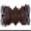 Dover Saddlery Fancy-Stitched Girth, 52, Havana view 1