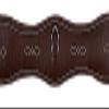Dover Saddlery Fancy-Stitched Girth, 52, Havana view 3