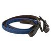 Dover Saddlery Flex Grip Rubber Reins, 54, Black/Black Hook Studs view 2