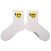 White Smiley Socks Women'S Socks-Milky White_One Size view 1