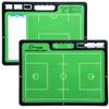Champion Sports XL Dry Erase Board for Coaching Lacrosse - Whiteboards for Strategizing, Techniques, Plays - 2-Sided Game Boards with Handle - Front Side Full Field - Backside Half Field and Lineup view 1