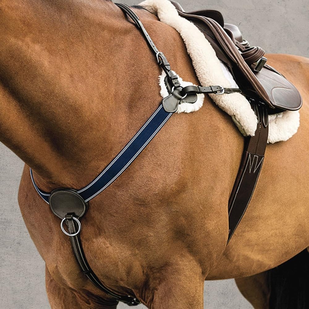 Dover Saddlery 3-Point Breastplate, Horse-F/S, Brown